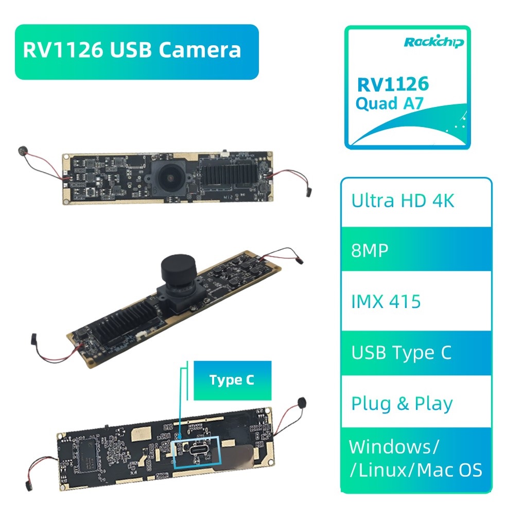 كاميرا TC-RV1126 USB AI